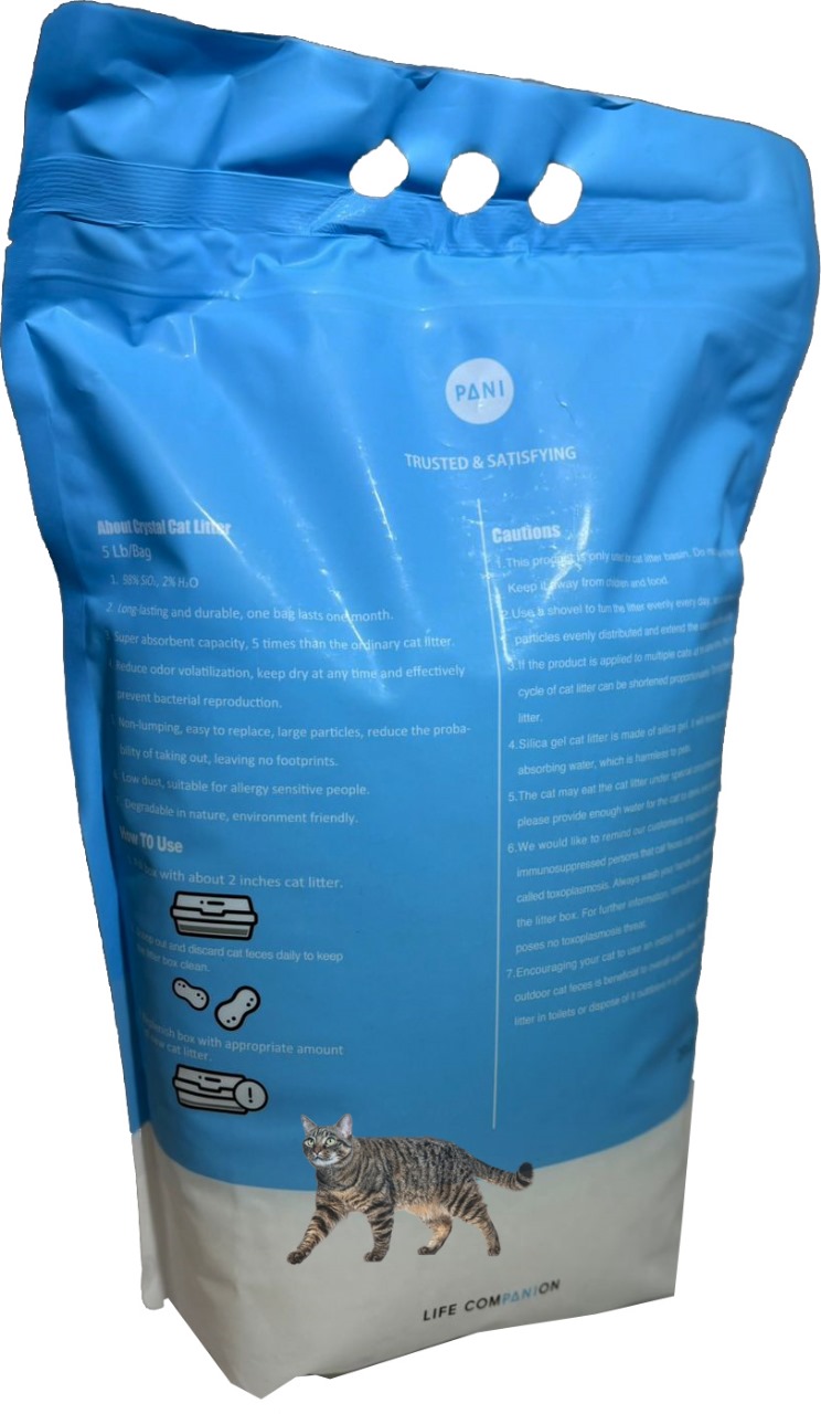 Piedra Silica Gel Sanitarias Gato X 6 Bolsas De 5 